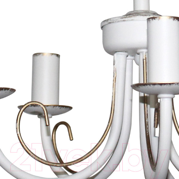 Изображение товара Люстра Элетех Рустика 253 НСБ 01-5х60-123 Е14 / 1005404245 (белый патина)