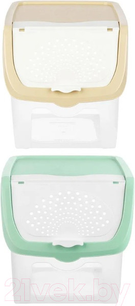 Изображение товара Набор контейнеров El Casa 640185-2 (фисташковый/бежевый)
