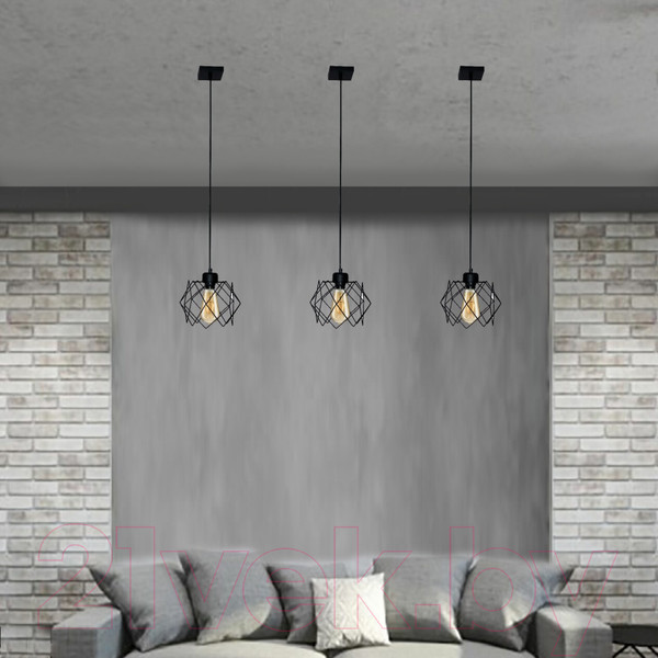 Изображение товара Потолочный светильник Элетех Сигма 211 НСБ 01-60-161 Е27 / 1005404790 (черный муар)