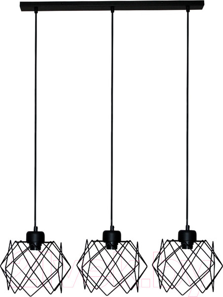Изображение товара Люстра Элетех Сигма 231 НСБ 01-3х60-161 Е27 / 1005404791 (черный муар)