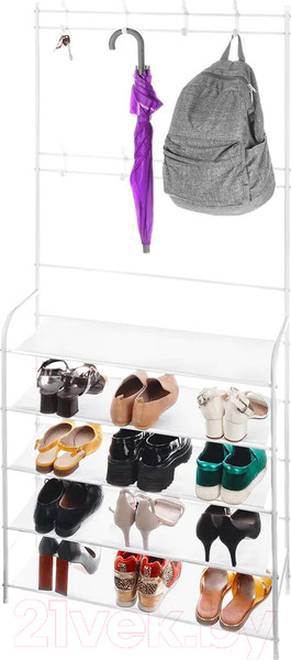 Изображение товара Стойка для одежды El Casa 240266 (белый)