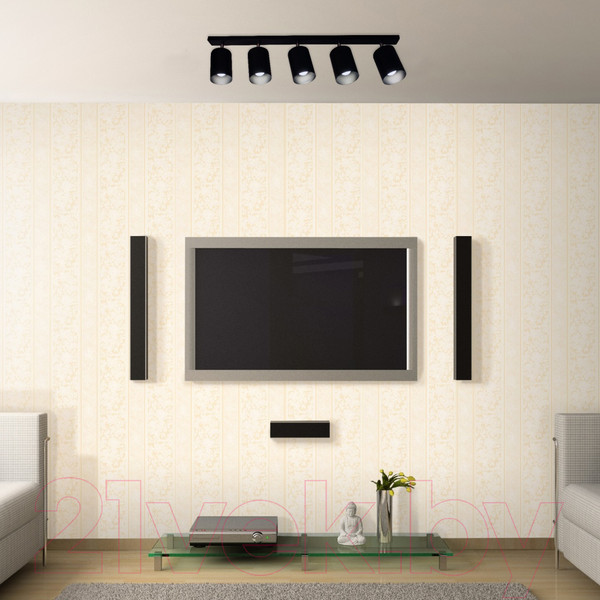 Изображение товара Спот Элетех НПБ 01-5х60-513 / 1005404522 (черный матовый)