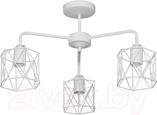 Изображение товара Люстра Элетех Стелла 131 НПБ 01-3х60-202 Е27 / 1005404671 (белый муар)