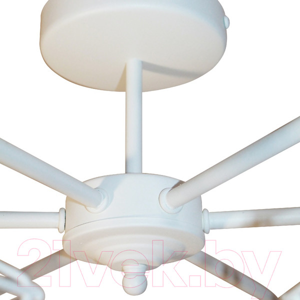 Изображение товара Люстра Элетех Стелла 161 НПБ 01-6х60-142 Е27 / 1005404670 (белый муар)