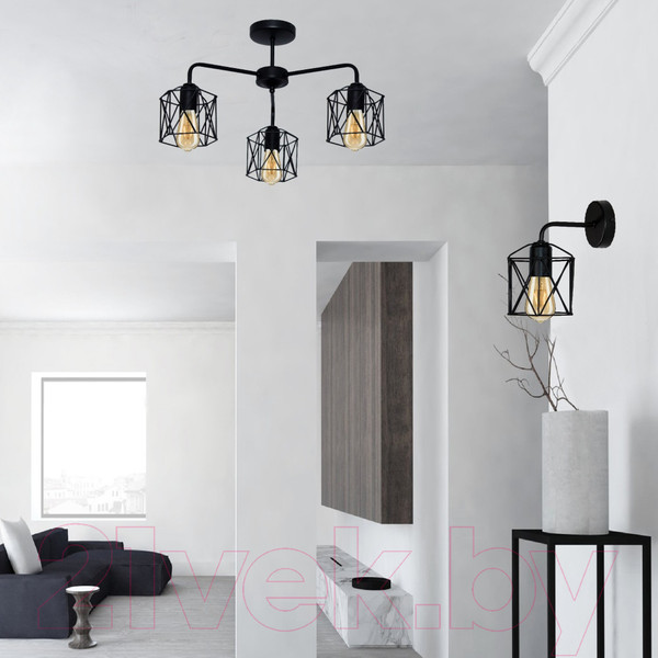 Изображение товара Бра Элетех Стелла 511 НББ 01-60-164 Е27 / 1005405035 (черный муар)