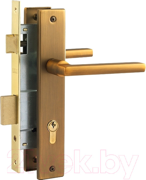 Изображение товара Замок врезной Нора-М N108-85 К / 17228 (матовый кофе)