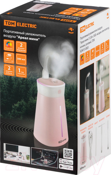 Изображение товара Ультразвуковой увлажнитель воздуха TDM Ареал мини / SQ4013-0003