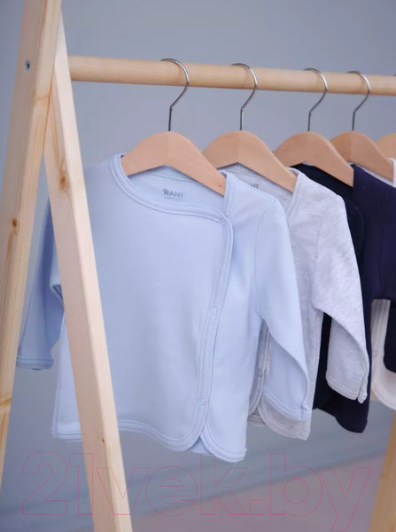 Изображение товара Распашонка Rant На кнопках с запахом / 5469-56 (голубой)