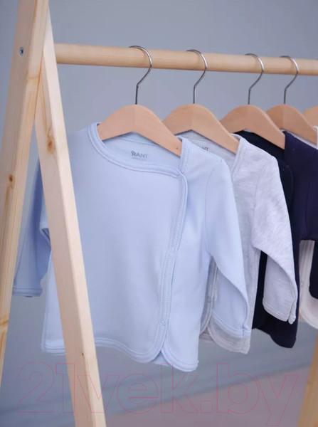 Изображение товара Распашонка Rant На кнопках с запахом / 5469-56 (голубой)