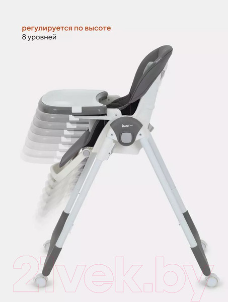Изображение товара Стульчик для кормления Rant Basic Mango / RH304 (Grey)