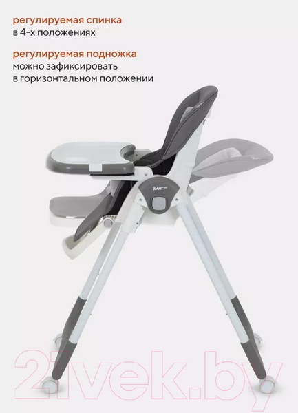 Изображение товара Стульчик для кормления Rant Basic Mango / RH304 (Grey)