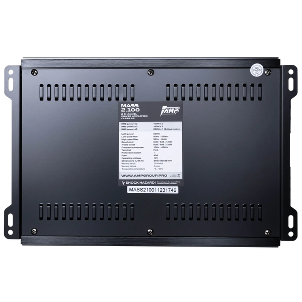 Изображение товара Автомобильный усилитель AMP Mass 2.100