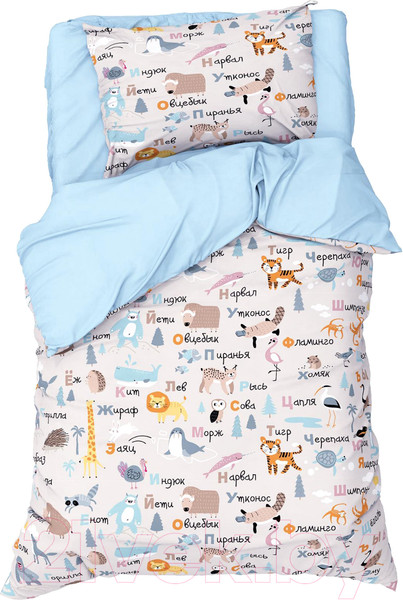 Изображение товара Комплект постельного белья Этель Веселый алфавит / 6622376