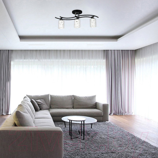 Изображение товара Люстра Элетех Стиль 131 НПБ 01-3х60-178 Е27 / 1005405038 (черный)