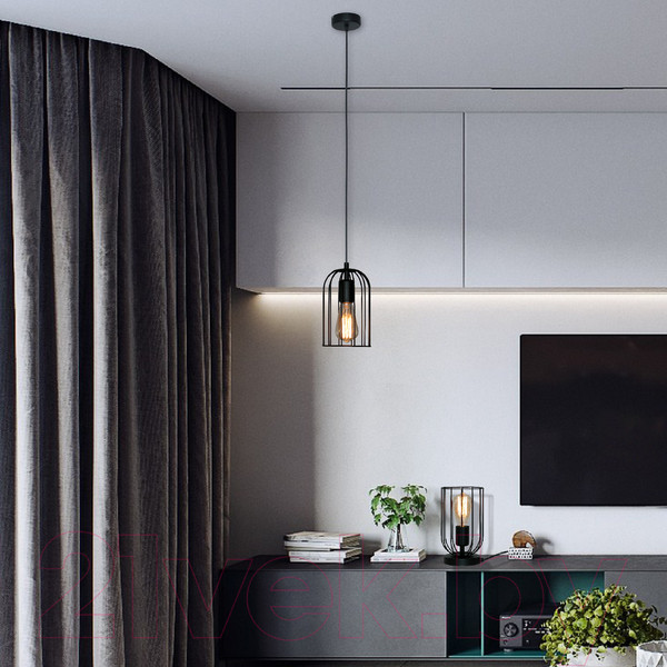 Изображение товара Потолочный светильник Элетех Танго 211 НСБ 01-60-170 Е27 / 1005405017 (черный муар)