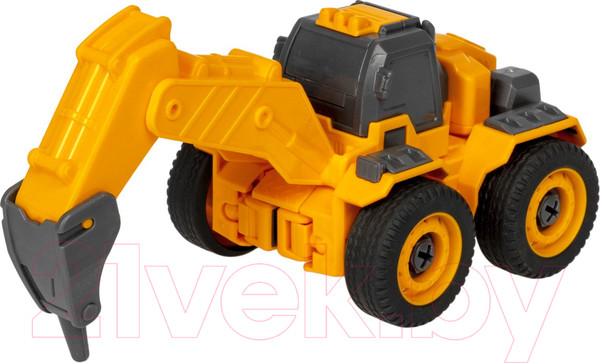 Изображение товара Игрушка-конструктор Bondibon Экскаватор с буром-робот / ВВ5975