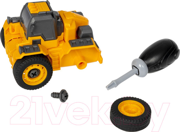 Изображение товара Игрушка-конструктор Bondibon Экскаватор с буром-робот / ВВ5975