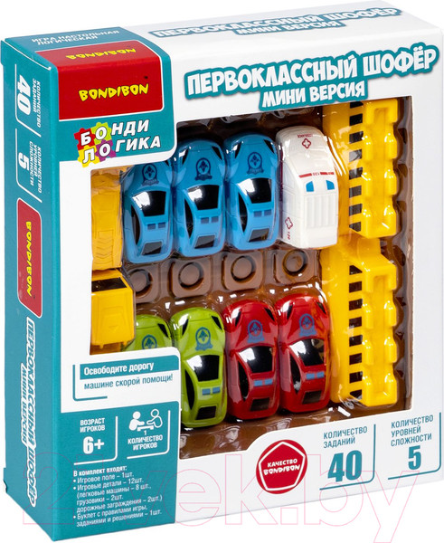 Изображение товара Развивающий игровой набор Bondibon Первоклассный шофер / ВВ5906