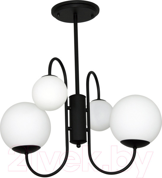 Изображение товара Люстра Элетех Тефия 241 НСБ 01-4х40-101 / 1005405125 (черный)