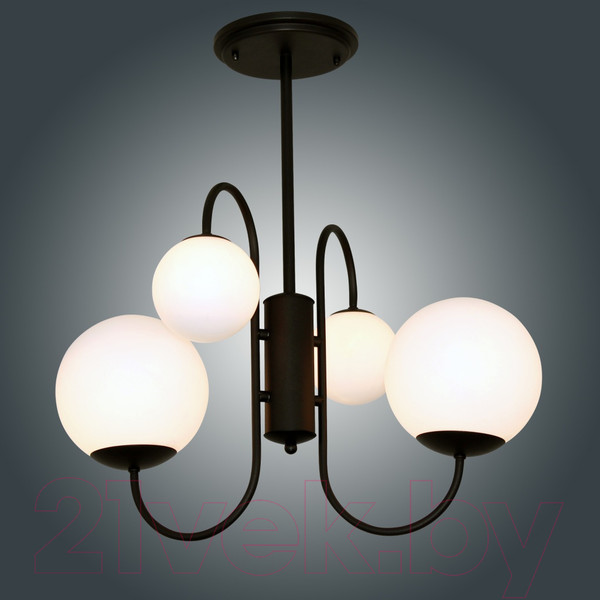 Изображение товара Люстра Элетех Тефия 241 НСБ 01-4х40-101 / 1005405125 (черный)