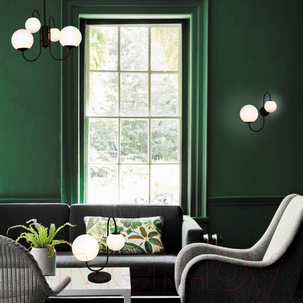 Изображение товара Люстра Элетех Тефия 241 НСБ 01-4х40-101 / 1005405125 (черный)