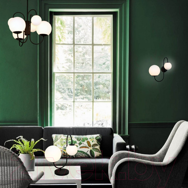 Изображение товара Люстра Элетех Тефия 261 НСБ 01-6х40-101 / 1005405126 (черный)