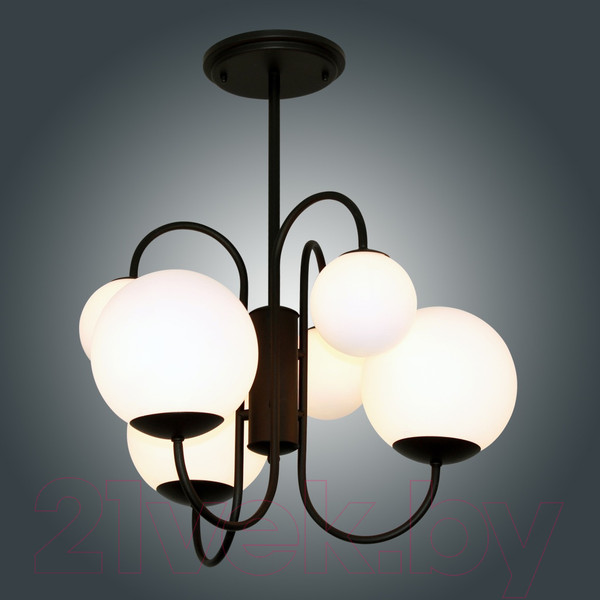 Изображение товара Люстра Элетех Тефия 261 НСБ 01-6х40-101 / 1005405126 (черный)