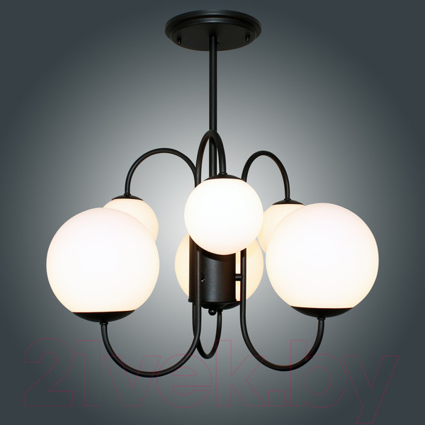 Изображение товара Люстра Элетех Тефия 261 НСБ 01-6х40-101 / 1005405126 (черный)