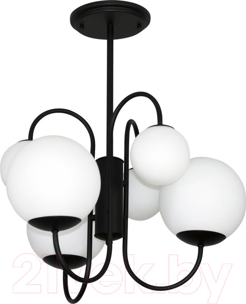 Изображение товара Люстра Элетех Тефия 261 НСБ 01-6х40-101 / 1005405126 (черный)