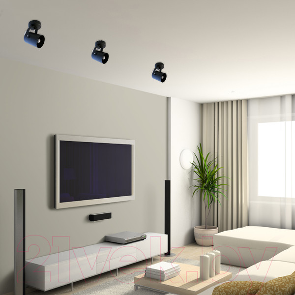 Изображение товара Спот Элетех Трек НПБ 01-60-514 / 1005404528 (черный матовый)