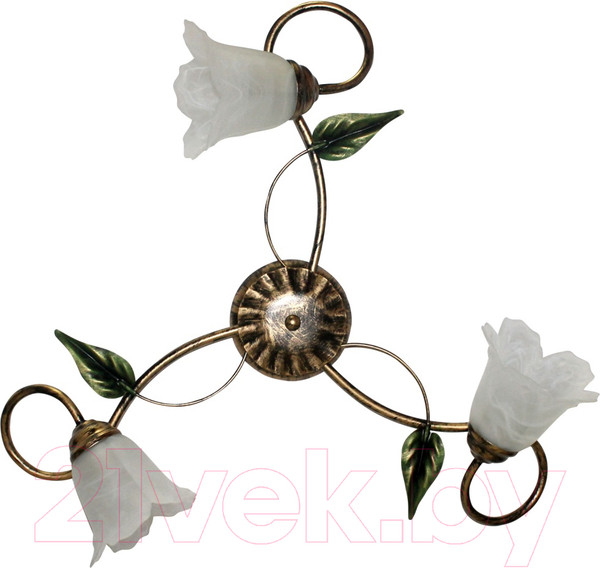 Изображение товара Люстра Элетех Флорин 131 НПБ 01-3х60-168 Е14 / 1005404182 (черный/золото)