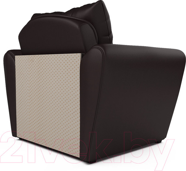 Изображение товара Кресло-кровать Mebel-Ars Квартет (экокожа шоколад)