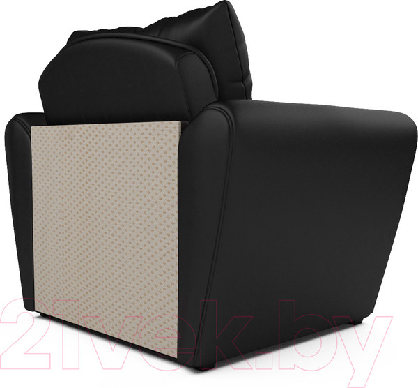 Изображение товара Кресло-кровать Mebel-Ars Квартет (экокожа черный)