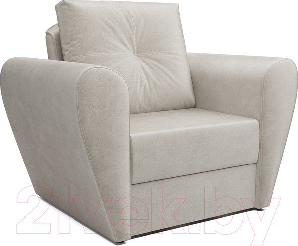 Изображение товара Кресло-кровать Mebel-Ars Квартет (бархат бежевый Star Velvet 6 Light Beige)