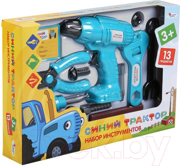 Изображение товара Набор инструментов игрушечный Играем вместе Синий трактор / 1703K162-R