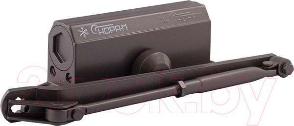 Изображение товара Доводчик с рычагом Нора-М №3S F большой (графит/бронза)