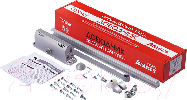 Изображение товара Доводчик с каналом скольжения Нора-М Isparus Slider 430 (серый)