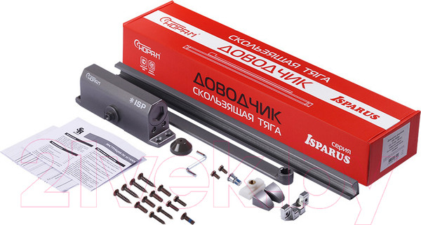 Изображение товара Доводчик с каналом скольжения Нора-М Isparus Slider 440 (графит)