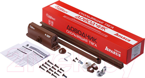 Изображение товара Доводчик с каналом скольжения Нора-М Isparus Slider 440 (коричневый)