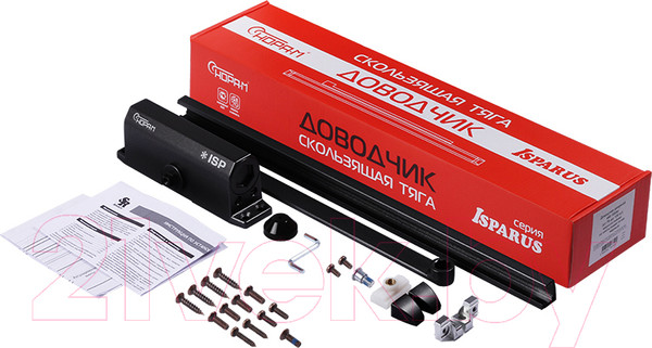 Изображение товара Доводчик с каналом скольжения Нора-М Isparus Slider 440 (черный)