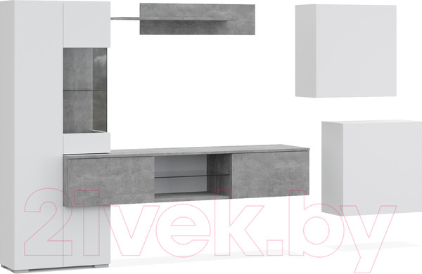 Изображение товара Горка Mebel-Ars Минель (белый/ателье светлый)