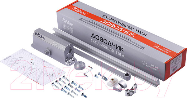 Изображение товара Доводчик с каналом скольжения Нора-М №3S Slider (серый)