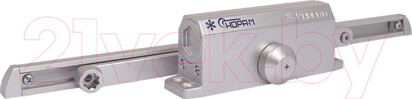 Изображение товара Доводчик с каналом скольжения Нора-М №3S Slider (серебристый)