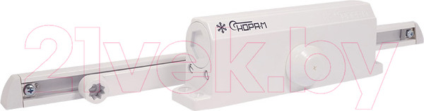 Изображение товара Доводчик с каналом скольжения Нора-М №4S Slider (белый)