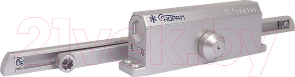 Изображение товара Доводчик с каналом скольжения Нора-М №4S Slider (серебристый)