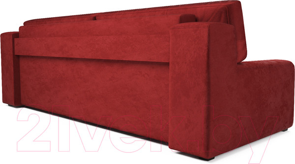 Изображение товара Диван Mebel-Ars Милан (бархат красный/Star Velvet 3 Gark Red)