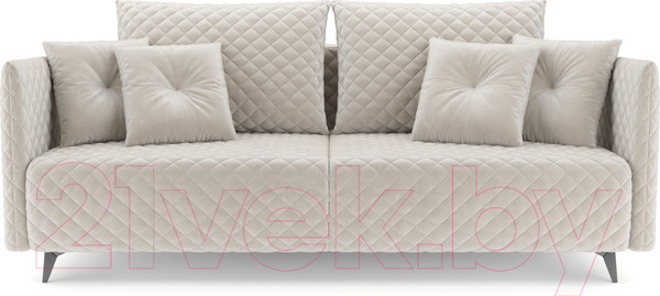 Изображение товара Диван Mebel-Ars Вашингтон (бархат бежевый Star Velvet 6 Light Beige)