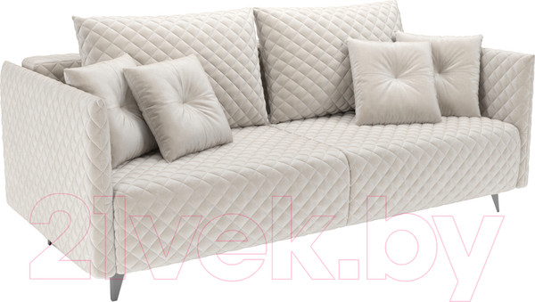 Изображение товара Диван Mebel-Ars Вашингтон (бархат бежевый Star Velvet 6 Light Beige)