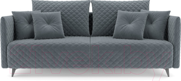Изображение товара Диван Mebel-Ars Вашингтон (велюр серо-синий HB-178 26)