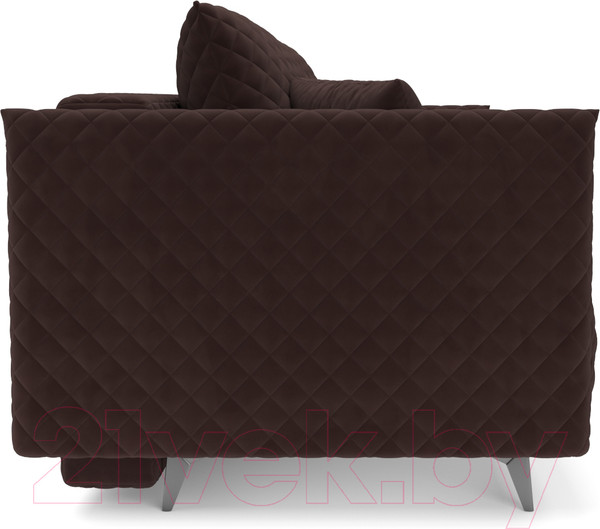 Изображение товара Диван Mebel-Ars Вашингтон (велюр шоколад HB-178 16)